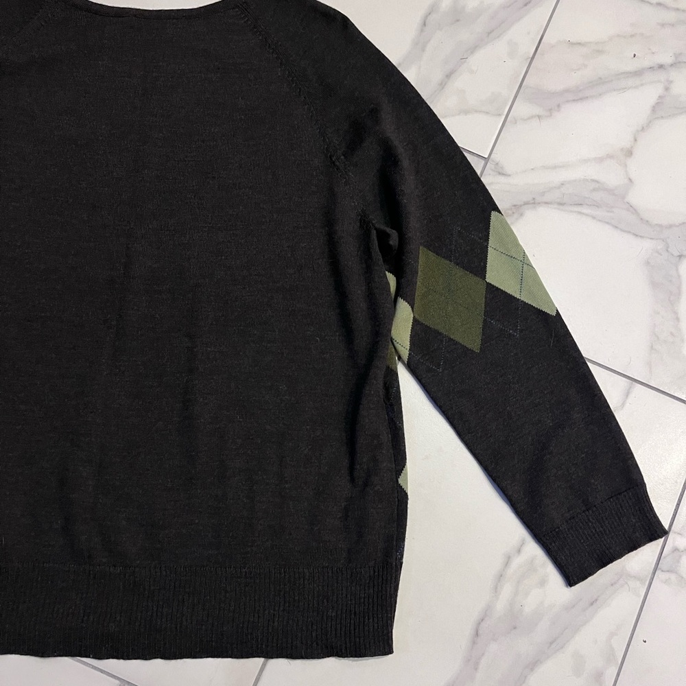 Pendleton Plus Checkered 100% Wool Pull Over - image 6